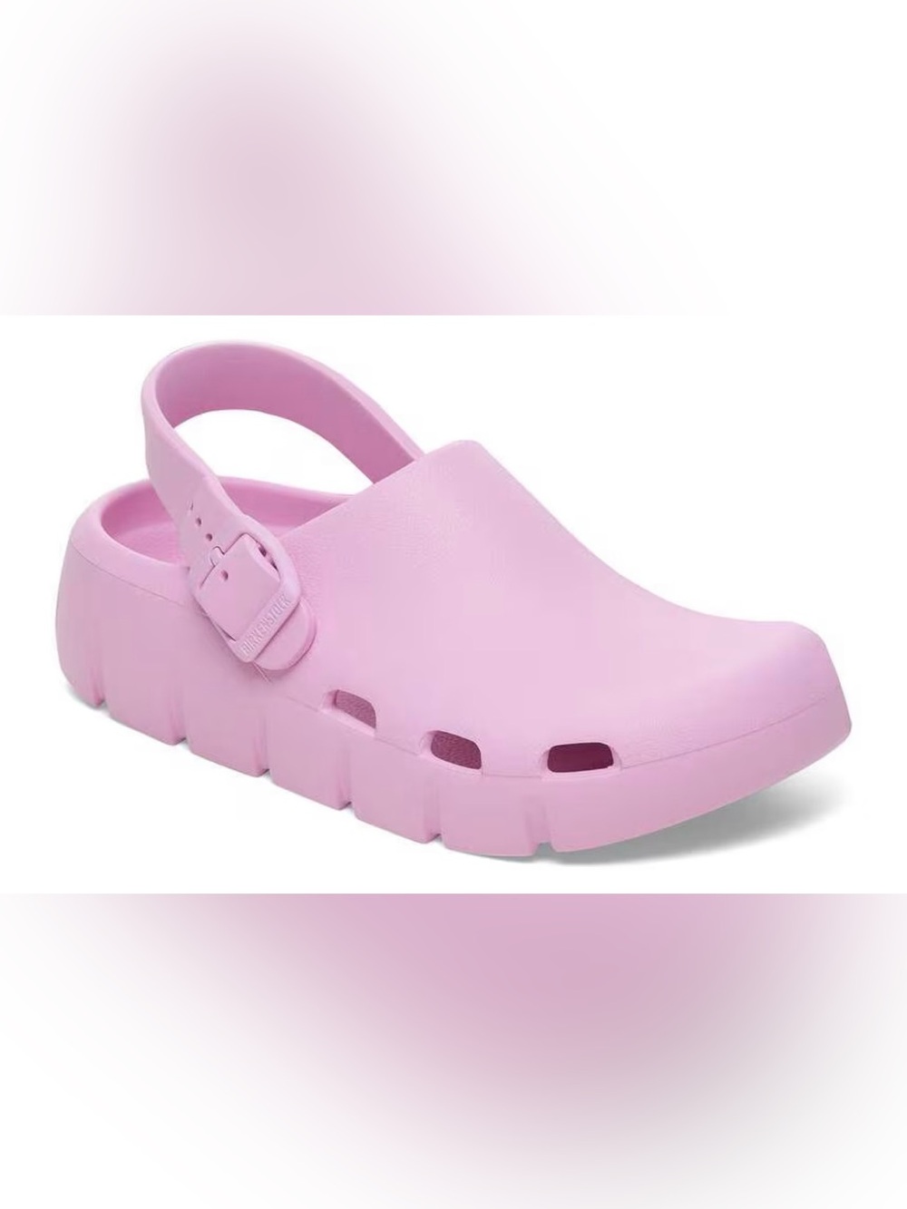 NEW Birkenstock Birki Flow Kids EVA Pink Clogs Slip On Shoes Size 34